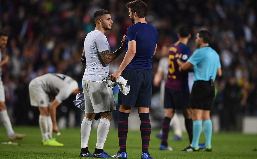 Icardi Pique Barcelona Camp Nou