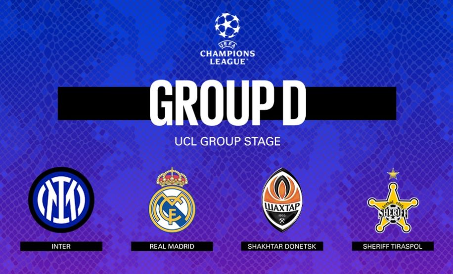 Liga Mistrzów Inter Real Szachtar Sheriff LM UEFA Champions League Grupa D