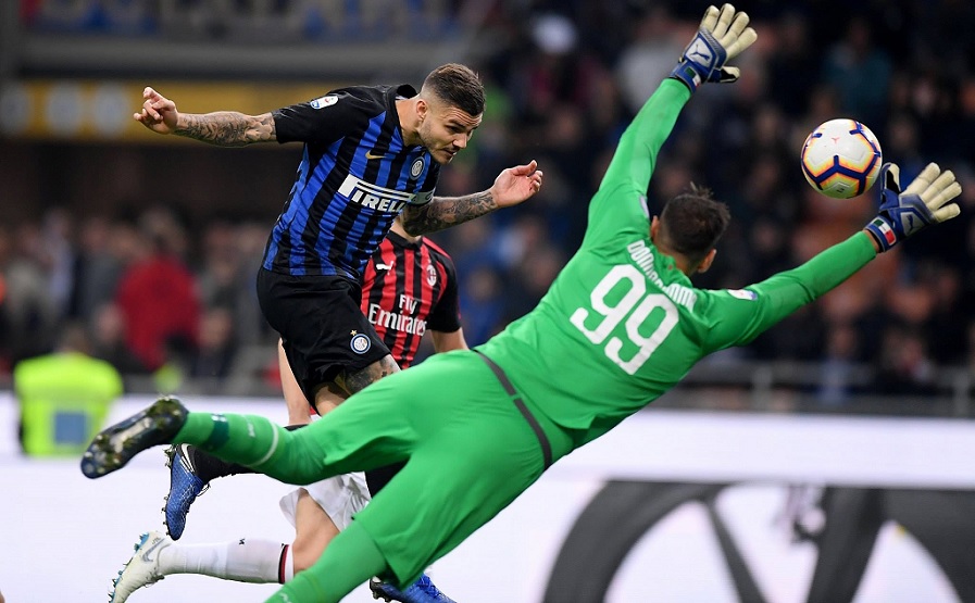 Mauro Icardi Milan Donnarumma