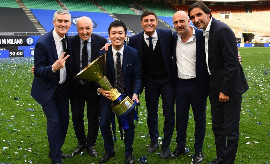 Antonello Beppe Marotta Steven Zhang Piero Ausilio Javier Zanetti