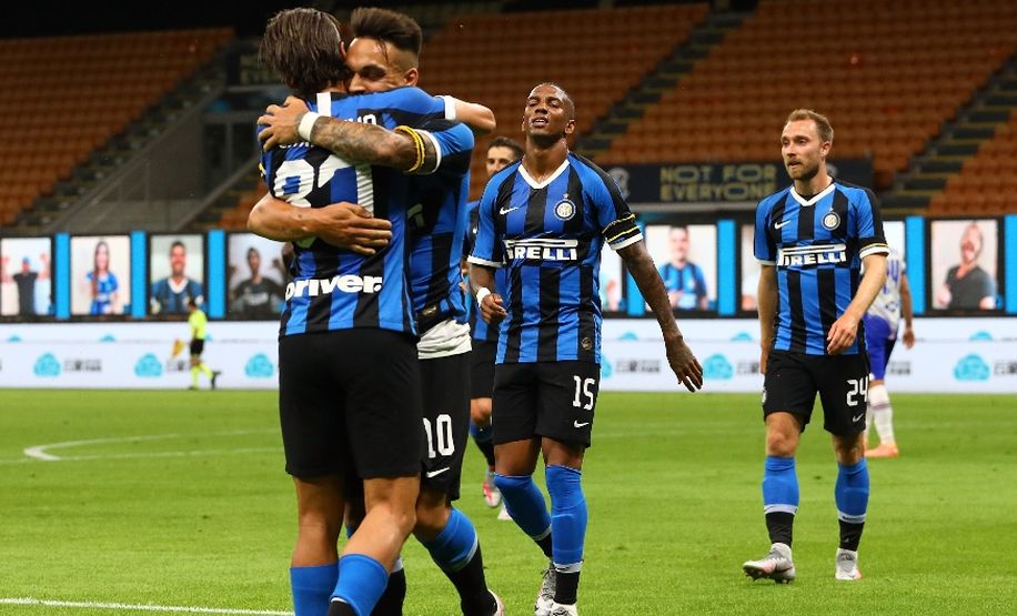 Inter Sampdoria Candreva Lautaro Young Eriksen