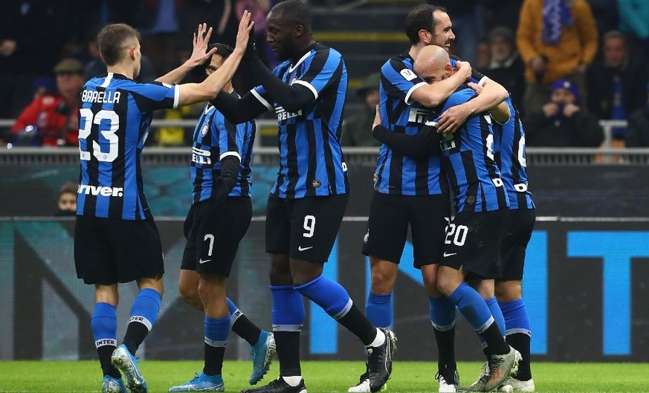 Inter wygrana Barella Godin Valero Lukaku