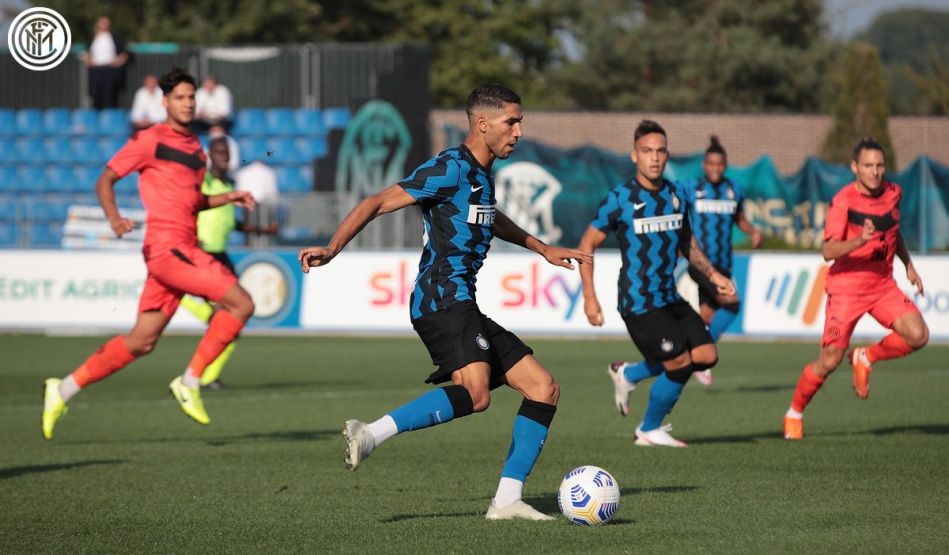 Achraf Hakimi Lautaro Martinez Lugano