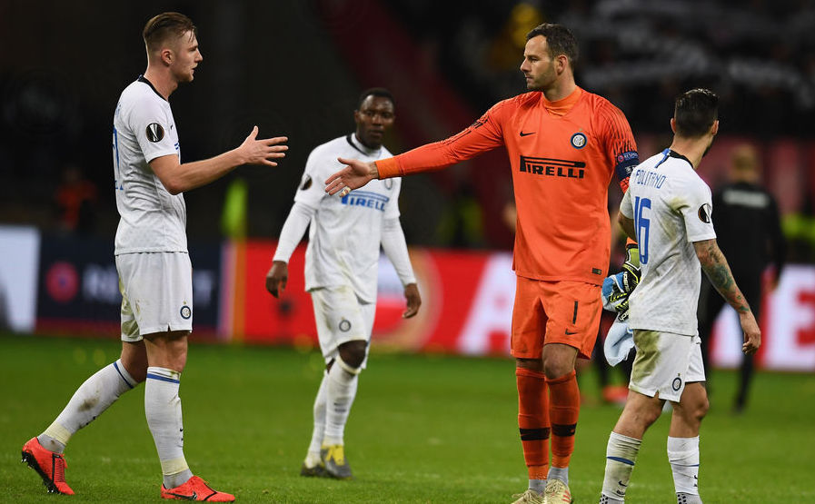 Samir Handanovic Milan Skriniar Cedric