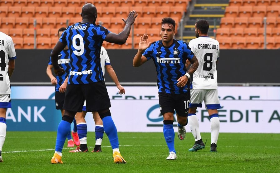 Romelu Lukaku Lautaro Martinez Pisa