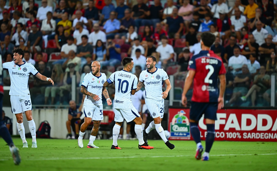 Cagliari Hakan Calhanoglu Dimarco Bastoni