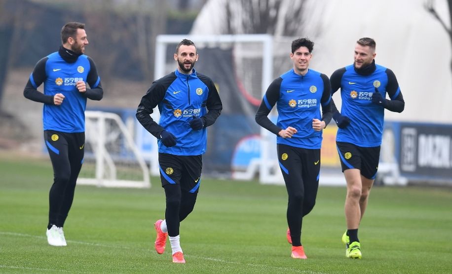 Marcelo Brozovic Stefan De Vrij Alessandro Bastoni Milan Skriniar