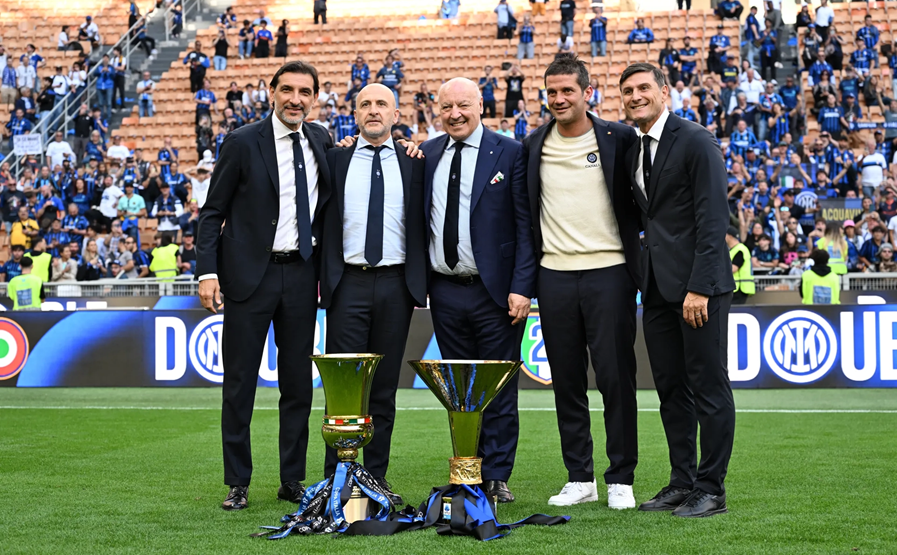Giuseppe Beppe Marotta Piero Ausilio Javier Zanetti Dario Baccin Cristian Chivu