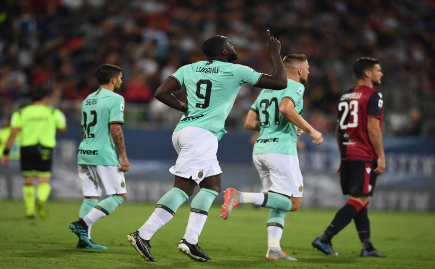 Romelu Lukaku z Cagliari