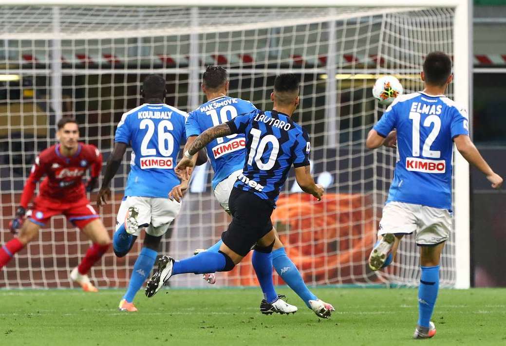 Inter Napoli - Lautaro gol