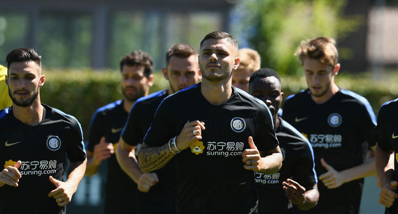 Icardi Appiano trening