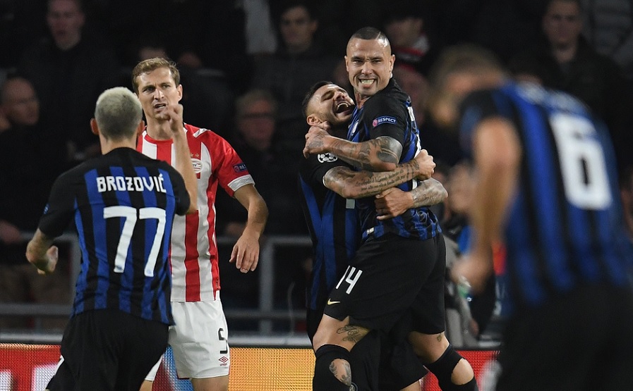PSV Radja Nainggolan Mauro Icardi