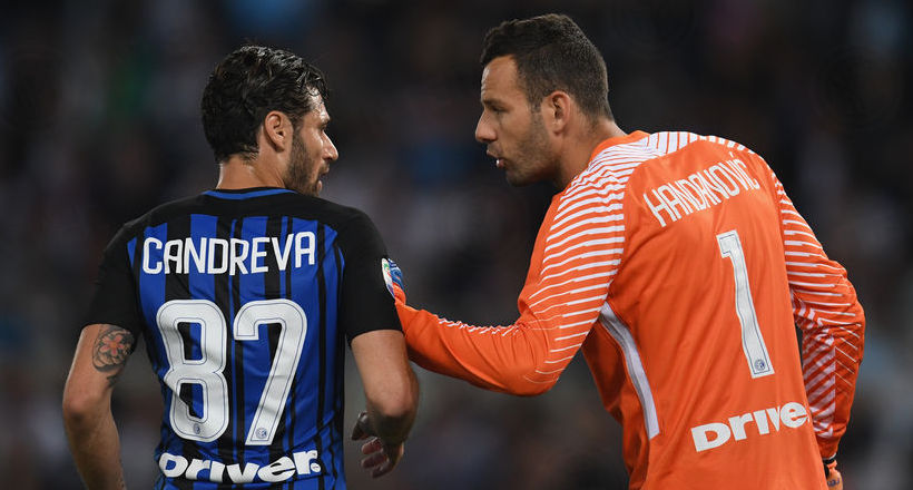 Samir Handanovic Antonio Candreva