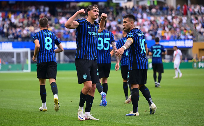 Inter Francesco Pio Esposito Sucić Lautaro Martinez Bastoni