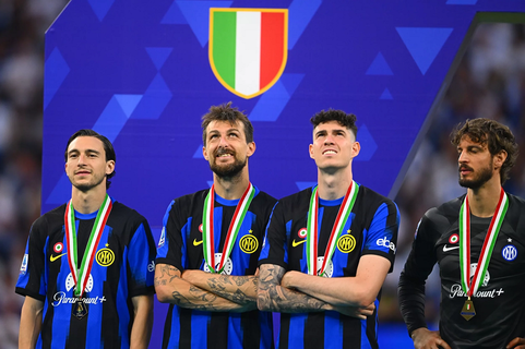 Matteo Darmian Francesco Acerbi Alessandro Bastoni Raffaele Di Gennaro 