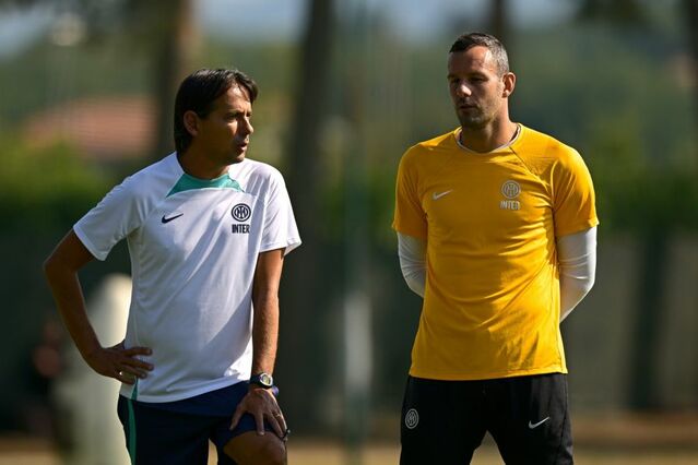 Simone Inzaghi Samir Handanovic
