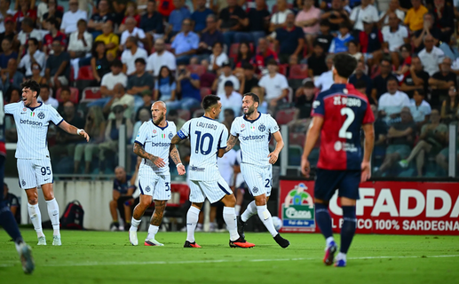 Cagliari Hakan Calhanoglu Dimarco Bastoni