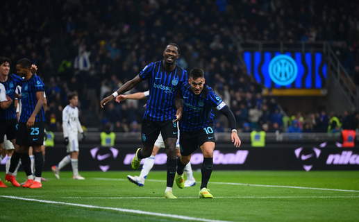 Marcus Thuram Lautaro Martinez Como