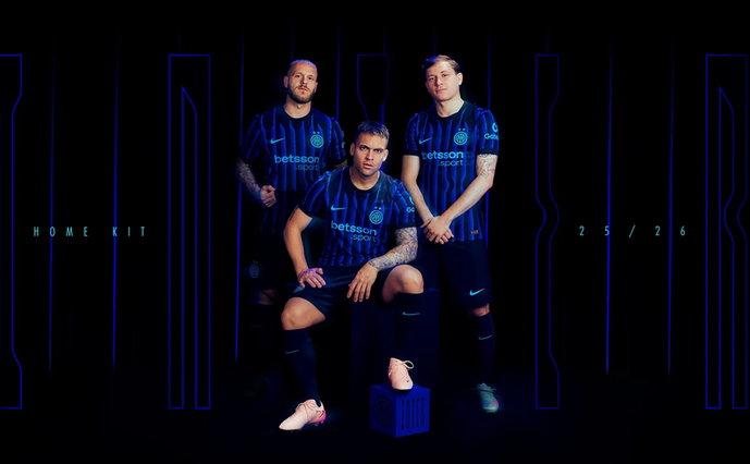 Inter stroje 2025/26 koszulki domowe domówki