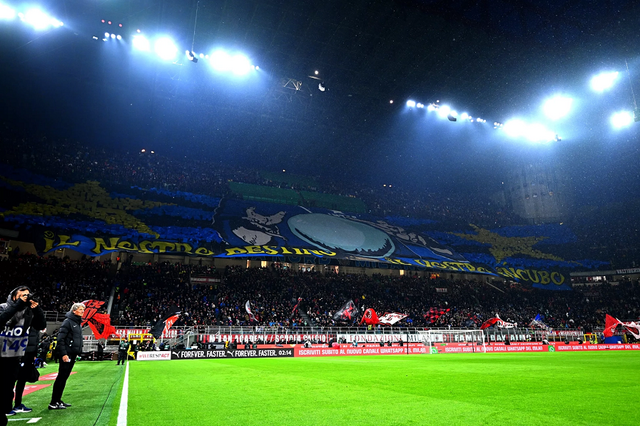 Oprawa Derby Mediolanu