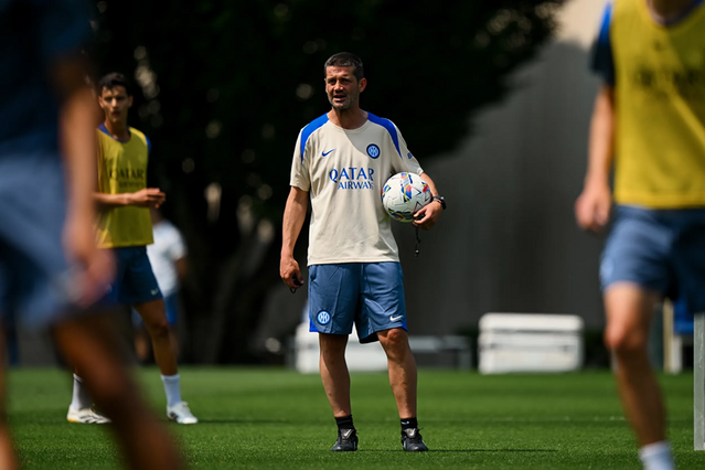 Cristian Chivu trening
